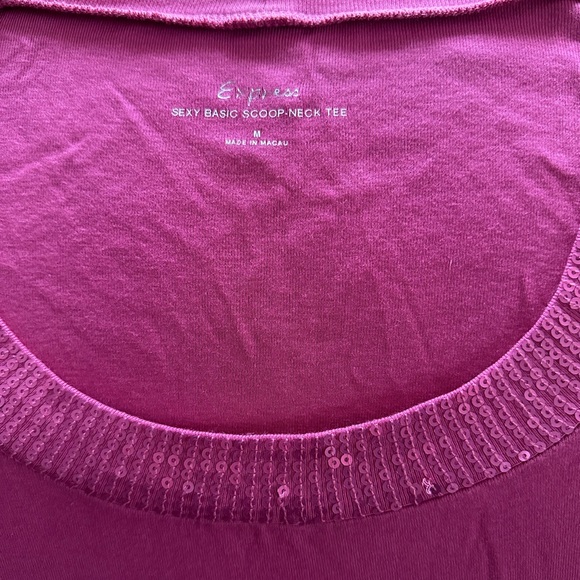 Express Sexy Basic Scoop-Neck Top - Picture 3 of 3